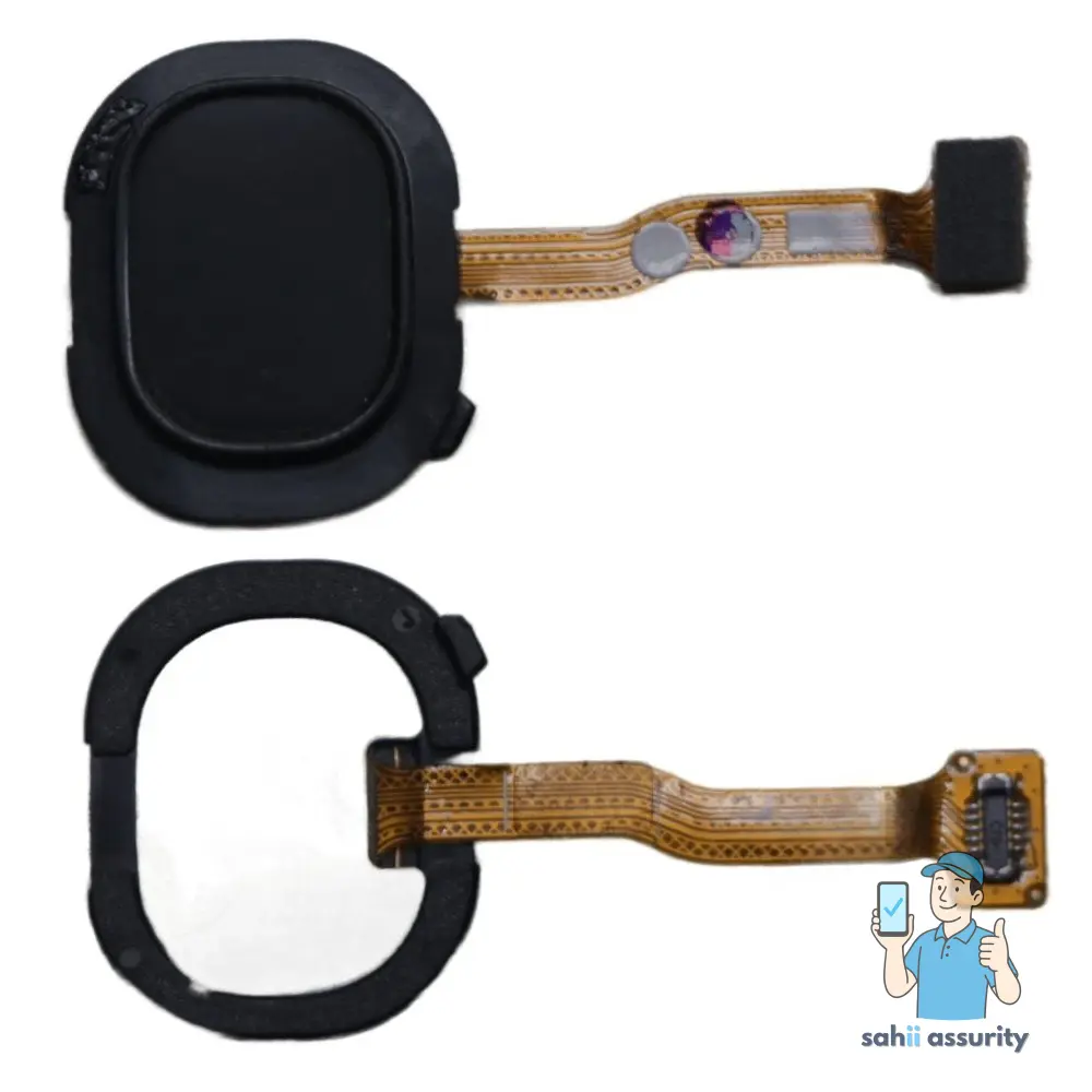 Fingerprint Sensor with Flex Cable for Samsung Galaxy M30s Black